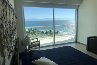 Image de Superbe condo au bord de la plage dans la péninsule de Nuevo Vallarta, entièrement équipé