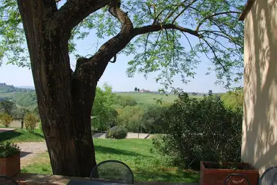 Image de Appartement dans une maison de vacances avec Wifi, piscine, vue panoramique, près de San Gimignano