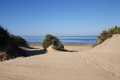 Villa sur la mer et sur les dunes