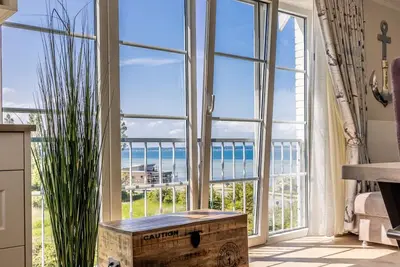 Image de Appartement 8 Haus Neustein avec une très belle vue sur la mer Baltique et le fjord de Kiel