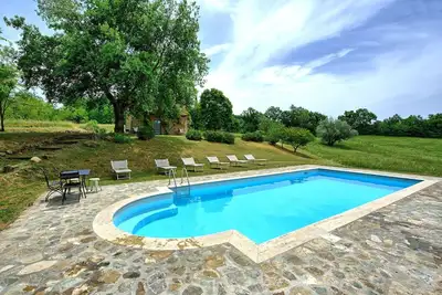 Image de Villa Gualchiere - Ferme avec piscine à San Casciano dei Bagni Val d'Orcia, Toscane
