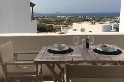 Image de ❤️Style cycladique terrasse vue spectaculaire