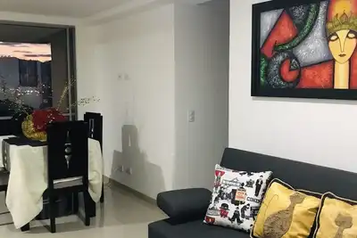 Image de Cet appartement est situé à reserva del parque itagui dans un tout nouveau bâtiment