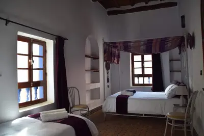 Riad de charme avec terrasse vue mer proche de la Skala - Chambre triple