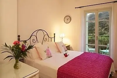 Image de Villa unité multi avec une grande piscine privée en dehors de cuisine et barbecue - Montagne