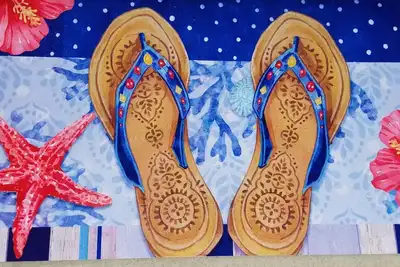 Image de Temps pour se détendre! ! Grande destination pour vos vacances à la plage en famille!