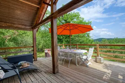 Image de Village de gîtes La Truffière : Chalet 6 pers with heated swimming pool - Dordogne