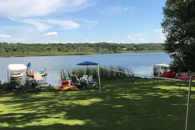 Image de Vacances au lac sur le lac Hunters Ă Dousman, Wi (Milwaukee, Delafield et Oconomoc)
