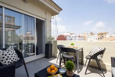 Penthouse élégant dans le centre de Valence.