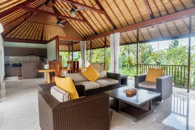 Villa tranquille de 2 chambres, Ubud
