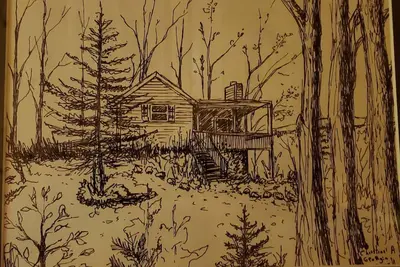 Image de Borders Montaluce Winery Mountain Cabin Dahlonega<br>Le paradis des paons