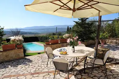 Image de Gîte de charme avec piscine privée dans la région de Sienne
