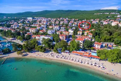 Image de Appartement de vacances Crikvenica pour 2 - 5 personnes avec 2 chambres à coucher - Appartement de v