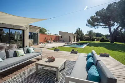 Image de Maison avec piscine proche plage et Montpellier