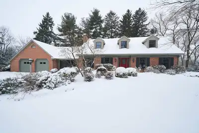 Image de La maison Evergreen dans le comté de Lancaster, en Pennsylvanie.