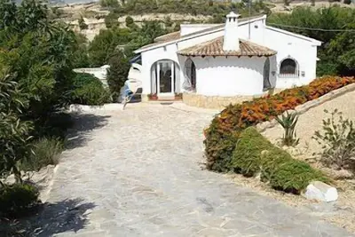 Image de Villa avec piscine privée avec vue imprenable sur la Sierra Bernia Montagnes