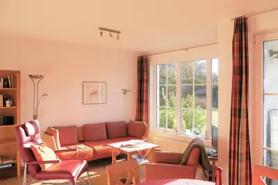 Image de appartement au rez de chaussée calme m. Jardin, espace barbecue, incl. Linge de lit u. Fi