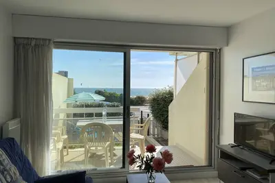 Image de Appartement face mer, devant la plage, vue baie de la Baule 2/4 pers, parking