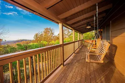 Image de Night Moves Over The Smokies: vue sur la montagne, commodités exceptionnelles, privé, près de Gatlinburg et Pigeon Forge