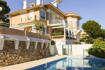 Image de Vue mer exceptionnelle, 130m2, 3 chambres, grande terrasse de 30m2, piscine