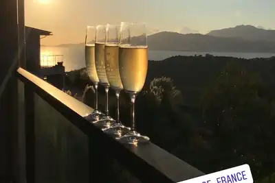 Image de Porticcio-Agosta-Superbe Duplex avec vue mer et montagne. Au calme absolu