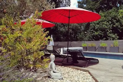 Image de Entre Nîmes et Montpellier, gîte climatisé 4 pers. avec piscine