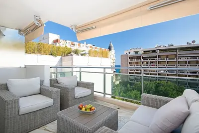 Image de Dernier étage vue mer - 100 m Croisette et plages - 5 min Palais