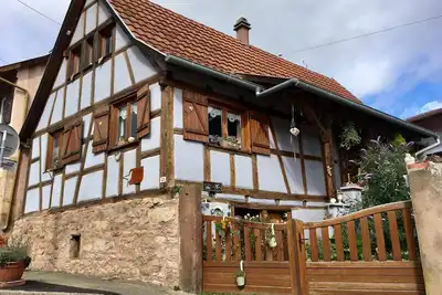 Image de Le Colibri-Gite, maison alsacienne à colombages
