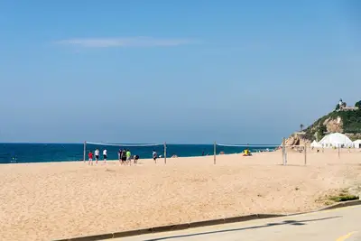 Image de Appartement sur la plage à Calella, Barcelone. Wifi gratuit, a / c