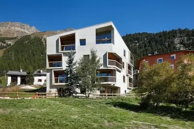 Appartement de vacances Pontresina pour 1 - 2 personnes avec 1 chambre à coucher - Appartement de va