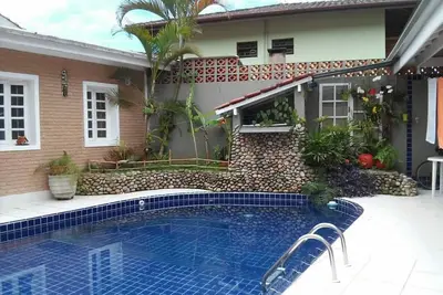Image de Casa Florêncio, près de la plage, avec piscine.