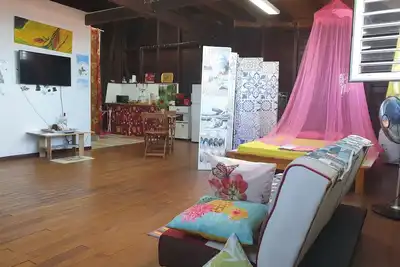 Image de appartement type duplex sur deux étages avec vue panoramique sur mer Ocean atla