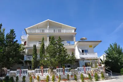Image de Maison avec vue sur la plage paradisiaque