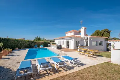 Image de Villa avec piscine près de la plage, Es Canutells, Minorque