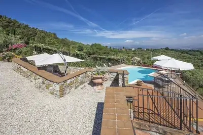 Image de Maison de vacances privée avec piscine privée, climatisation, Wifi, Tv, terrasse, vue panoramique