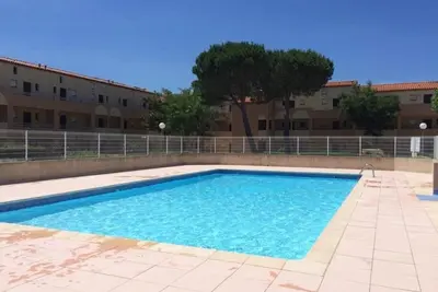 Image de Studio cabine avec piscine Saint Cyprien Plage Les Capellans 4 personnes