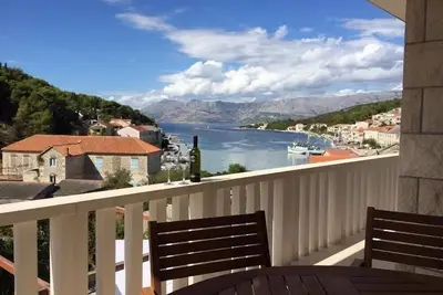 Appartement dans Povlja avec vue mer, terrasse, Climatisation, Wifi (3419-1)