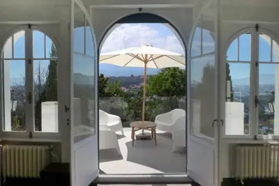 Appartement de luxe art Deco Basque - Plein sud, jardin, Bbq, vue exception