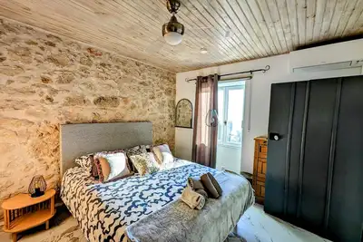 Image de \"Appartement L'Amandier, Superbe vue mer au Mas d'Angeline! \"