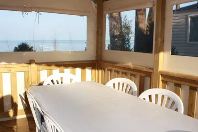Image de Le RĂŞve Bleu - Mobilhome 4/6 personnes dans le Village vacances du Conguel