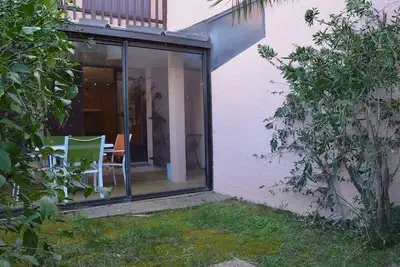 Image de Appartement T2 avec piscine, jardinet et parking à 250m de la plage à Saint-Cyprien