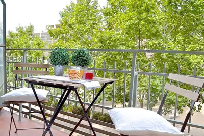 Image de Relaxing 3br with terrace near the beach and Auditori - Ascot