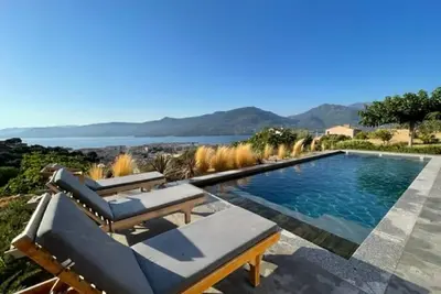 Image de Propriano Casa di Rifuju- Spacieuse maison-Vue mer-jardin 1200m2-Port-5'voiture