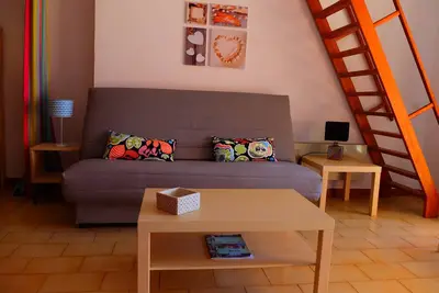 Image de Large Studio - Terrace - Private Parking - Beach 50 M Away - Close To Shops & Restaurants