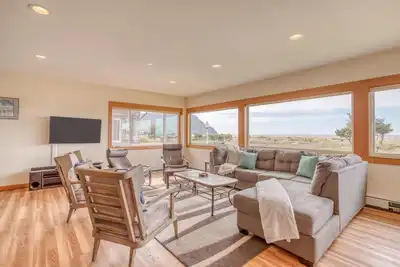 Mise à jour de 5 chambres Oceanfront Home dans les dunes sur le bal balnéaire!