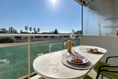 Image de Cannes : Palm beach, appartement au calme, terrasse, résidence sécurisée