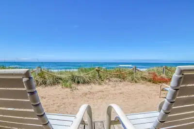 Image de Amusement en bord de mer en famille sur la plage de Neskowin!