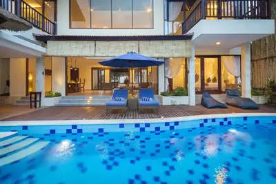 Vue à couper le souffle à Ubud Tranquil Villa de luxe 3br