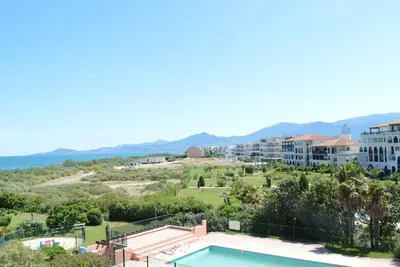 Image de Studio cabine avec piscine, parking, terrasse et accès direct plage - Saint-Cyprien