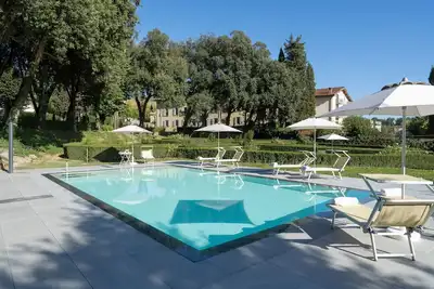 Image de Maison de vacances privée avec bain à remous, Wifi, piscine privée, Tv, vue panoramique, parking